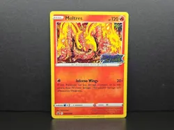 Moltres SWSH185 SWSH: Sword & Shield Promo Cards Holo Stamped - Image 1