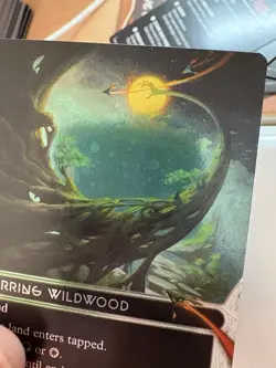 Stirring Wildwood - 129 - MTG: Edge of Eternities - Borderless - GALAXY FOIL - Image 3