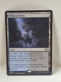 [1x] Polluted Delta Near Mint, English Modern Horizons 3 MTG Magic - Image 1