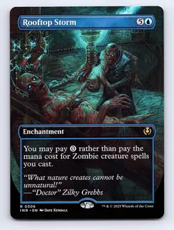 Rooftop Storm (Borderless) R Innistrad Remastered 306 NM - Image 1