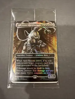 MTG Anti-Venom Horrifying Healer Promo Exclusive Borderless Foil #1 PRM Magic - Image 1
