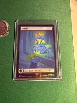 Swamp, Full Art Foil - 1941, Spongebob Squarepants Secret Lair Drop, MTG NM - Image 1