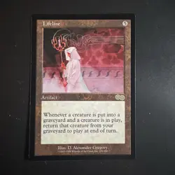 Magic The Gathering Lifeline Urza's Saga Regular Lightly Played LP MTG - Image 1