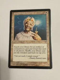 MTG - ENLIGHTNED TUTOR - Mirage - NM - Image 1
