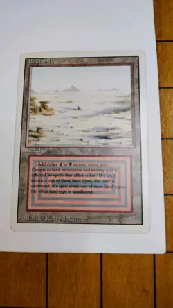 MTG - Badlands - Revised - Dual Land R/B - LP - Magic The Gathering - Image 3