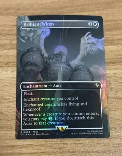 Brilliant Wings Borderless Foil MTG Commander: Final Fantasy - Image 1