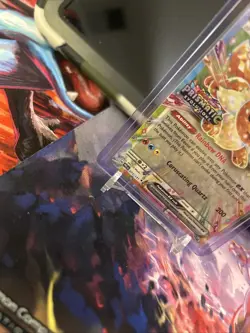 Pokemon Eevee EX 075/131 --SV Prismatic Evolutions Holo Ultra Rare Card Stampted - Image 4