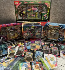 Pokemon TCG Sealed Lot Mega Evolution Obsidian Flames My Nintendo Etc + *See Des - Image 1