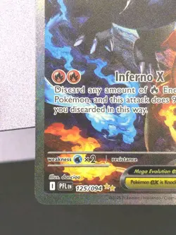 Pokemon Phantasmal Flame - Mega Charizard X ex 125/094 SIR (NEAR MINT) - Image 3