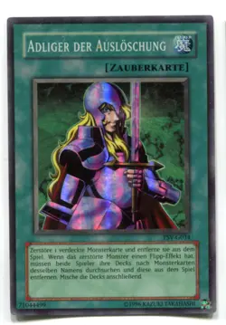 Yu-Gi-Oh! PLAYED/POOR Adliger der Ausloschung Super Rare - Image 1