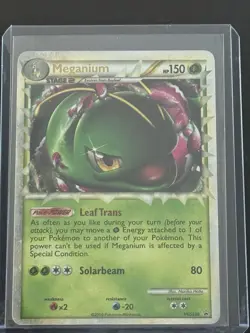 Meganium HGSS08 Promo Rare Holo Pokemon Card - Image 1
