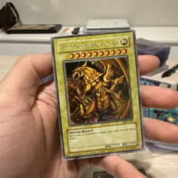 Yu-Gi-Oh! Secret Rare The Winged Dragon Of Ra DOD-001 Mint Near Mint God Card - Image 1