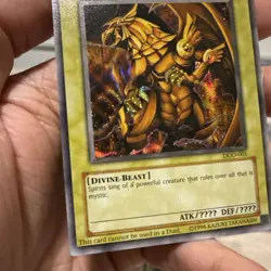 Yu-Gi-Oh! Secret Rare The Winged Dragon Of Ra DOD-001 Mint Near Mint God Card - Image 4