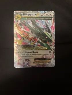 Pokemon TCG M Rayquaza EX Celebrations Classic Collection Holo Ultra Card 76/108 - Image 1