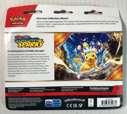 Pokemon Cards Scarlet Violet Surging Sparks 3 Pack Booster Blister Quagsire New - Image 3