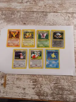 Moltres, Forretress 7 Foil Rare Pokemon Cards there is 22 cards total ,set 4 - Image 1