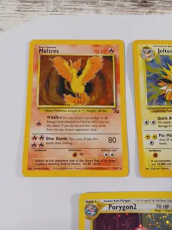 Moltres, Forretress 7 Foil Rare Pokemon Cards there is 22 cards total ,set 4 - Image 2