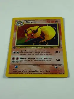 Flareon 3/64 1st Edition Holographic Pokemon Card (Excellent Condition)!!! - Image 2