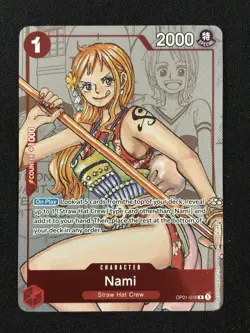 Nami OP01-016 (Alternate Art) 25th Anniversary One Piece Promotion Cards - Image 1
