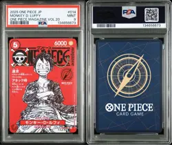 One Piece Card PSA9 Monkey D. Luffy One Piece Magazine Vol.20 Promo Japanese - Image 3