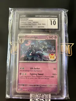 Pokemon TCG CGC 10 Ceruledge 040/091 Holo Pokemon Day Promo Card 2024 - Image 1
