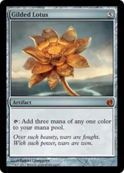 Gilded Lotus -Foil Near Mint MTG From the Vault: Twenty - Image 1
