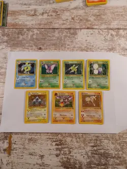 Gyarados, Aerodactyl, 7 Foil Rare Pokemon Cards there is 22 cards total ,set 3 - Image 1