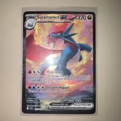 Pokemon Card Salamence EX 187/159 Journey Together Special Illustration Rare NM - Image 1