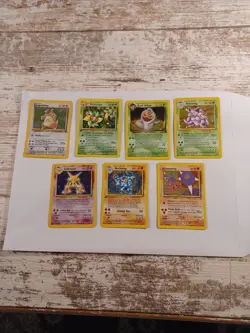 Machamp, Nidoking,7 Foil Rare Pokemon Cards there is 22 cards total ,set 2 - Image 1