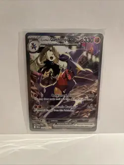 Pokemon TCG Cynthia's Garchomp EX Holo Card 232/182 Sv10: Destined Rivals NM/M - Image 2