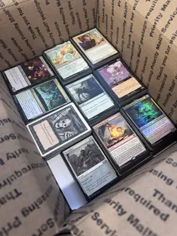 ??17lbs+ 4200+ UNSEARCHED Magic The Gathering Bulk Lot LP/NM w/ Rares & Foils? - Image 5