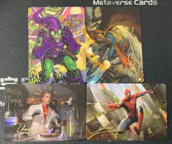 Magic MTG Green Goblin Peter Parker /54 Marvel Spider-Man Art Series Lot*4 - Image 1