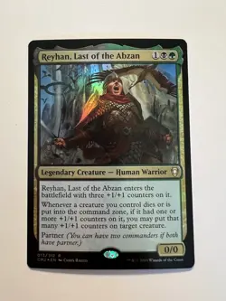 Reyhan, Last of the Abzan - FOIL - MTG Commander Anthology Volume II - NM - Image 1
