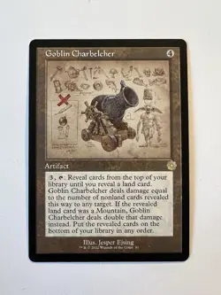 Goblin Charbelcher -Schematic SHOWCASE -MTG The Brothers' War Retro Artifacts NM - Image 1