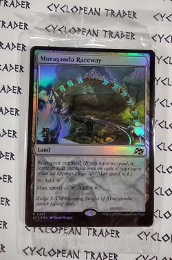 FOIL Prerelease MURAGANDA RACEWAY mtg SEALED Aetherdrift Rare Stamped PROMO - Image 1