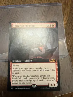 Terror of the Peaks (Extended Art) Core Set 2021 Regular - With Top Loader - Image 1