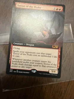 Terror of the Peaks (Extended Art) Core Set 2021 Regular - With Top Loader - Image 5