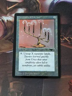 MTG Sticker EDH CEDH Candelabra of Tawnos Artifact - Image 1