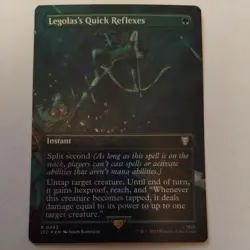 MTG ~ Legolas's Quick Reflexes ~ (Borderless Foil) ~ Tales of Middle-earth ~ NM - Image 1