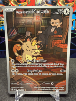 2025 | Pokemon Destined Rivals | Team Rocket's Meowth IR | 203/182 - Image 1