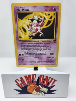 Pokemon Base Set 2 Mr. Mime 27/130 Rare LP - Image 1