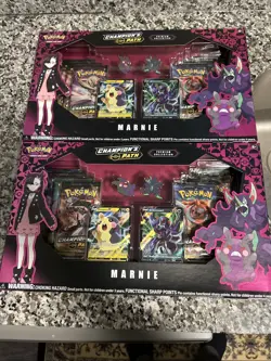 Pokemon Champion’s Path Marnie Premium Collection Lot of 2 - Factory Sealed - Image 1