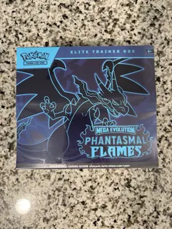 Pokemon TCG: Mega Evolution Phantasmal Flames Elite Trainer Box (ETB) - Sealed - Image 1