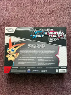 Pokemon TCG Black Bolt & White Flare Unova Victini Illustration Collection Box - Image 2