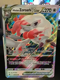 Hisuian Zoroark VSTAR SWSH298 Pokemon Black Star Promo Jumbo - Image 1