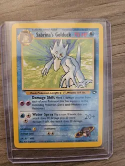 Pokemon Sabrina's Golduck Gym Challenge 30/132 Excellent Condition - Image 1