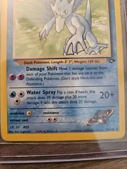 Pokemon Sabrina's Golduck Gym Challenge 30/132 Excellent Condition - Image 3
