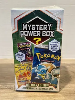 Pokemon Mystery Power Box - Holiday Edition - Walmart 2022 NEW Sealed VTG Chase - Image 1