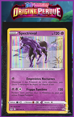 Carte Pokemon Spectreval 081/196 Holo EB11 Origine Perdue FR - Image 1