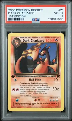 2000 POKEMON ROCKET | 1ST EDITION DARK CHARIZARD 21 - Image 1